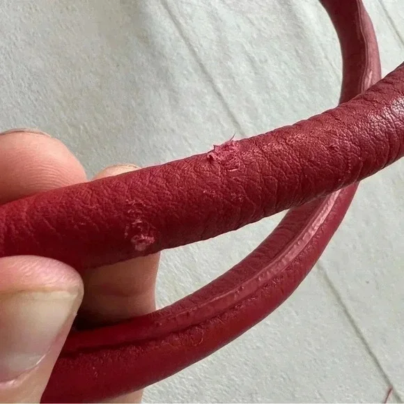 Michael Rome Genuine leather Red Shoulder bag purse - Picture 11 of 14